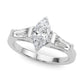 Baguette 3-Stone Engagement Ring