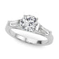 Baguette 3-Stone Engagement Ring