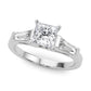 Baguette 3-Stone Engagement Ring