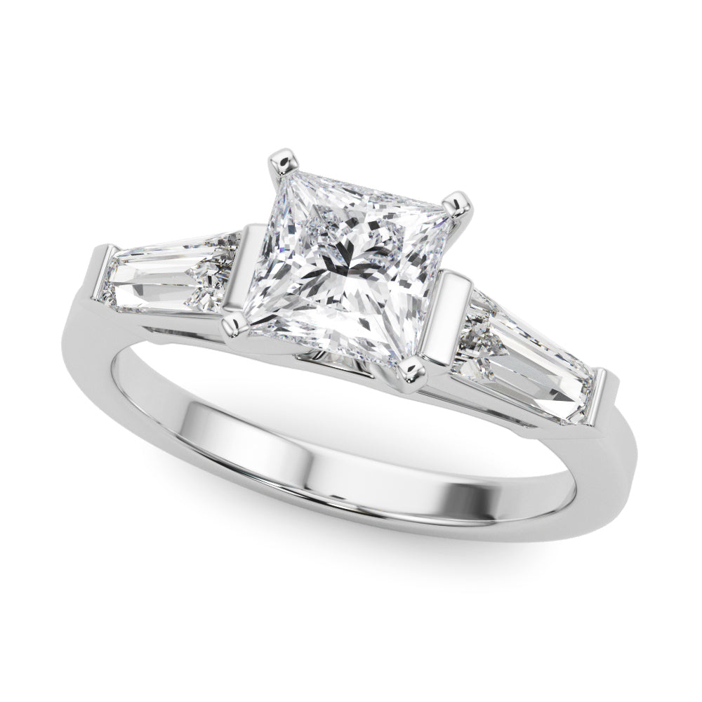 Baguette 3-Stone Engagement Ring