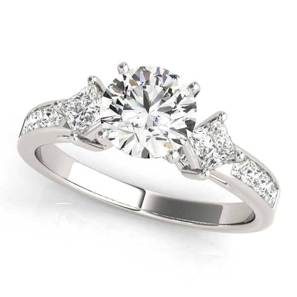 ENGAGEMENT RINGS CLUSTER SIDES