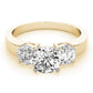 3-Stone Round Engagement Ring