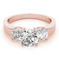 3-Stone Round Engagement Ring