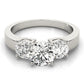3-Stone Round Engagement Ring