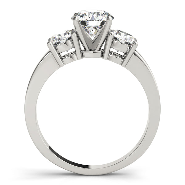 3-Stone Round Engagement Ring