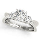 3-Stone Solitaire Plus Engagement Rings