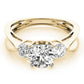 3-Stone Solitaire Plus Engagement Rings