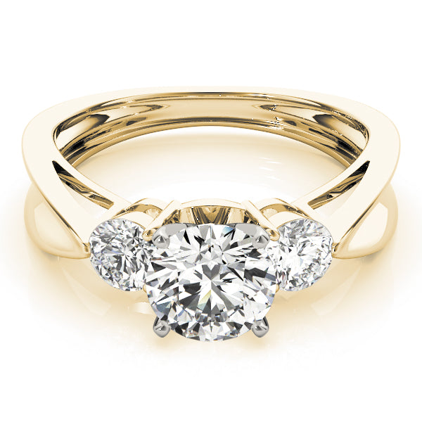 3-Stone Solitaire Plus Engagement Rings