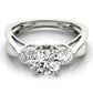 3-Stone Solitaire Plus Engagement Rings