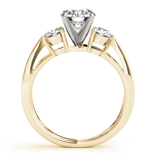 3-Stone Solitaire Plus Engagement Rings