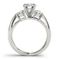 3-Stone Solitaire Plus Engagement Rings