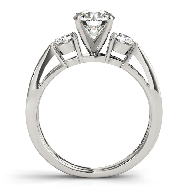 3-Stone Solitaire Plus Engagement Rings