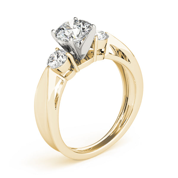 3-Stone Solitaire Plus Engagement Rings