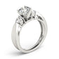 3-Stone Solitaire Plus Engagement Rings