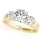 3-Stone Round Engagement Ring
