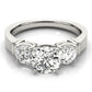 3-Stone Round Engagement Ring