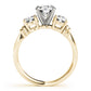 3-Stone Round Engagement Ring