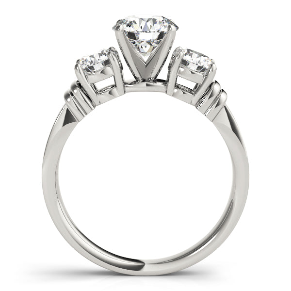 3-Stone Round Engagement Ring