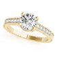 Antique Single Row Prong Milgrain Engagement Ring