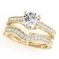 Antique Single Row Prong Milgrain Engagement Ring