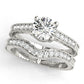 Antique Single Row Prong Milgrain Engagement Ring