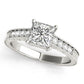 Antique Style Filigree Milgrain Engagement Rings