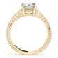 Antique Style Filigree Milgrain Engagement Rings