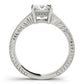Antique Style Filigree Milgrain Engagement Rings