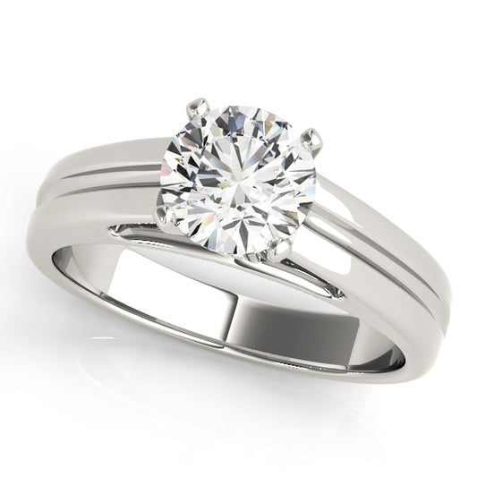 Cathedral Solitaire Engagement Ring