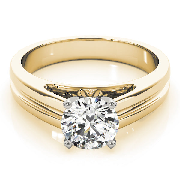 Cathedral Solitaire Engagement Ring