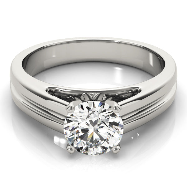 Cathedral Solitaire Engagement Ring