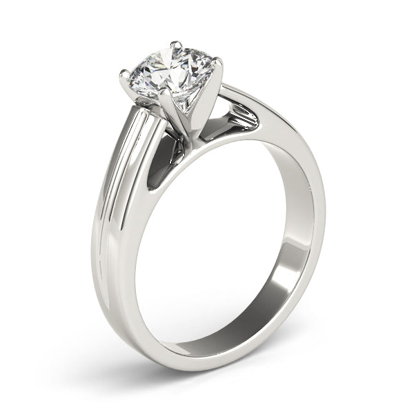 Cathedral Solitaire Engagement Ring