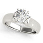 Twisted Shank Solitaire Engagement Ring