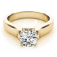 Twisted Shank Solitaire Engagement Ring