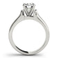 Twisted Shank Solitaire Engagement Ring