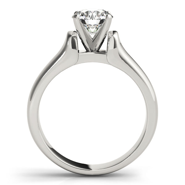 Twisted Shank Solitaire Engagement Ring