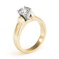 Twisted Shank Solitaire Engagement Ring