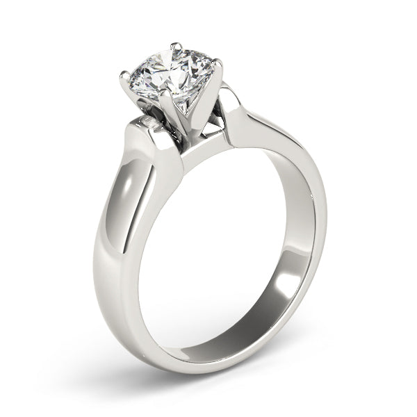 Twisted Shank Solitaire Engagement Ring