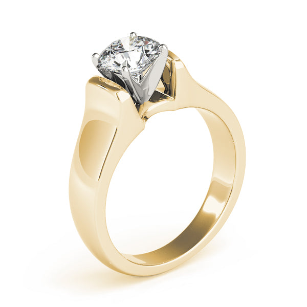 Solitaire Round Engagement Ring