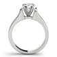 Solitaire Round Engagement Ring