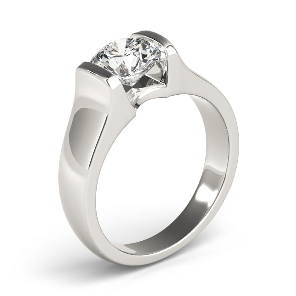 Solitaire Round Engagement Ring