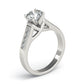 Channel Set Single Row Engagement Ring