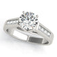 Channel Set Single Row Engagement Ring