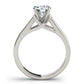 Channel Set Single Row Engagement Ring