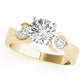 ENGAGEMENT RINGS 3 STONE ROUND