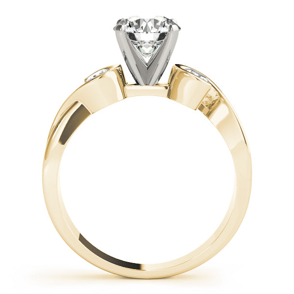 ENGAGEMENT RINGS 3 STONE ROUND