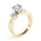 ENGAGEMENT RINGS 3 STONE ROUND