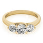 3-Stone Trellis Engagement Ring