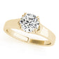 Double Prong Trellis Engagement Ring