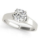 Double Prong Trellis Engagement Ring